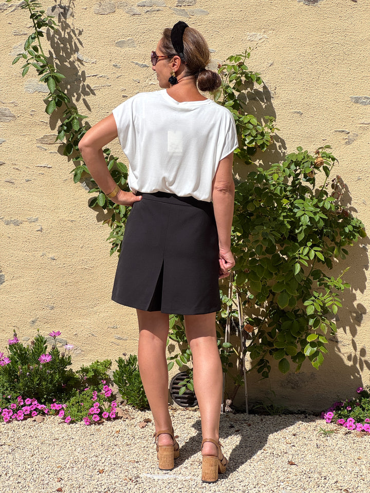 Jupe SEVENTIES MARY noire Hippocampe