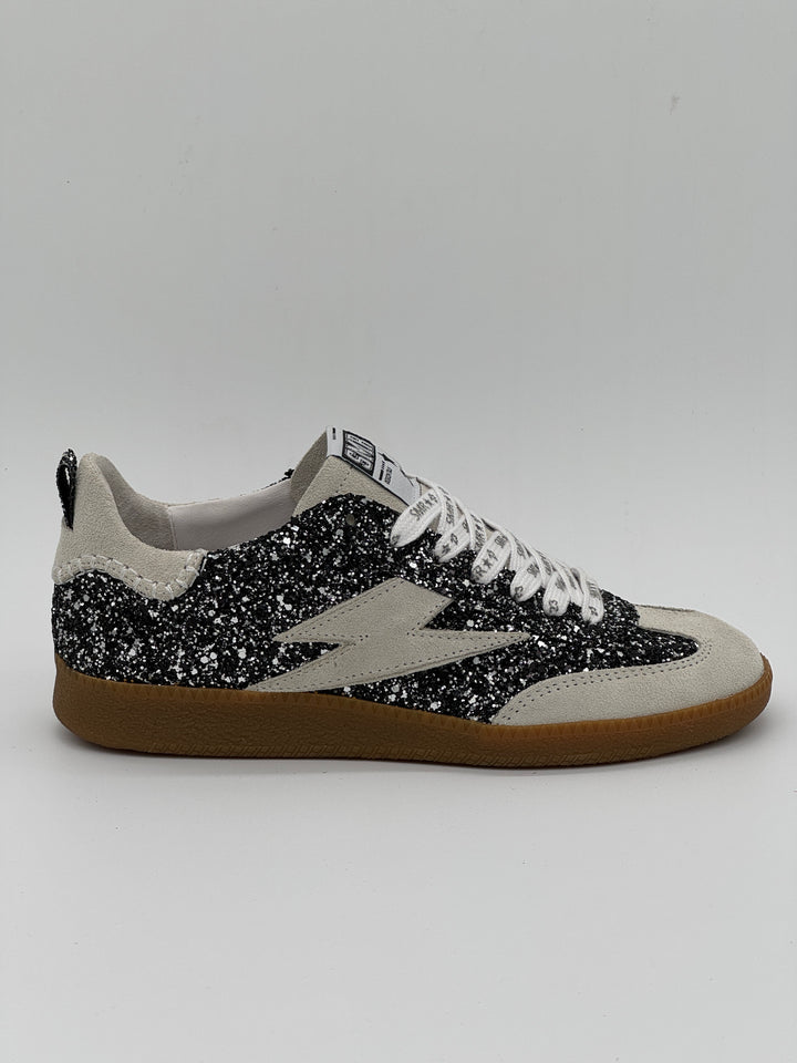 Basket gris noir pailleté KAYLA E342 Semerdjian