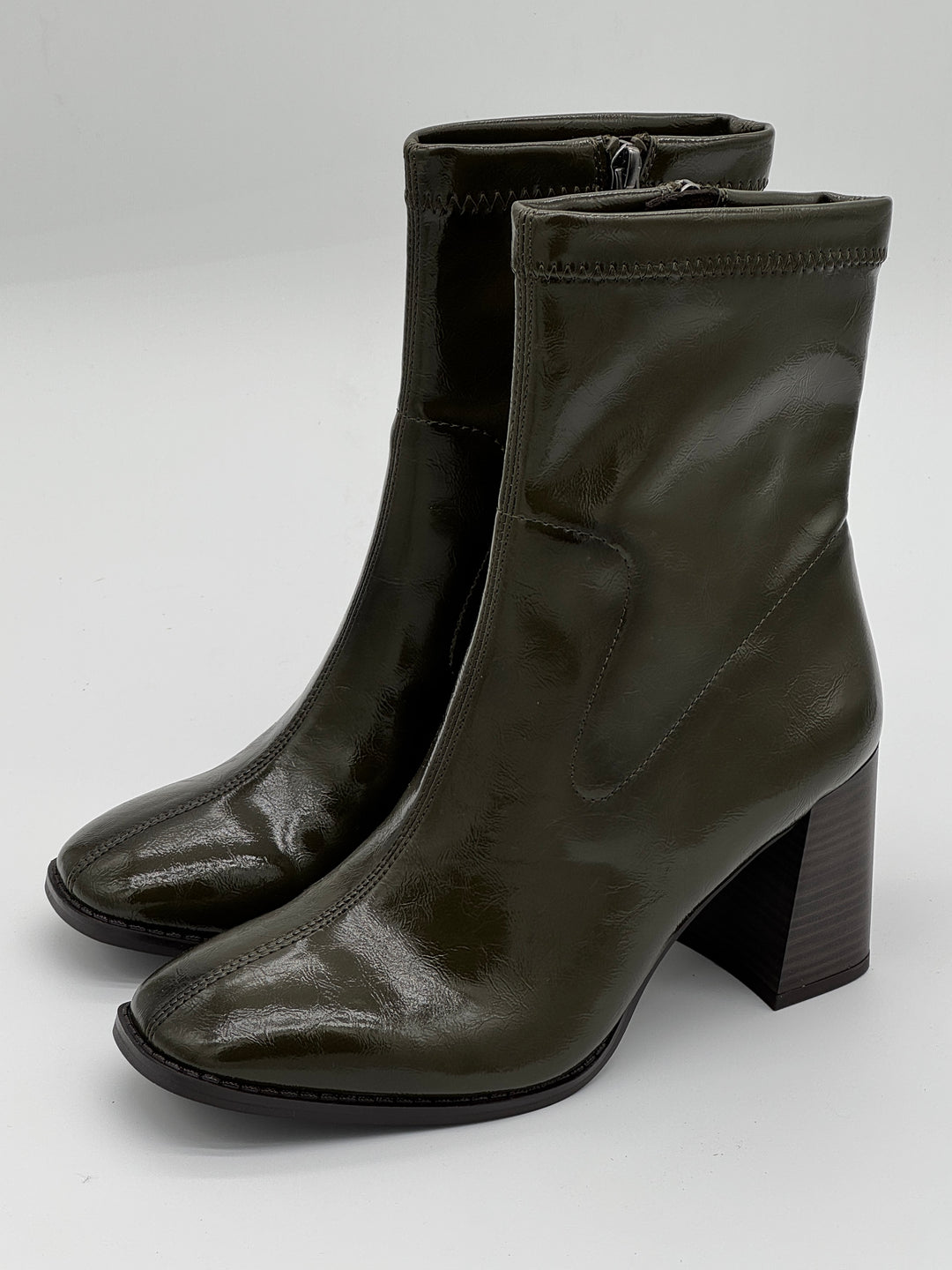 Khaki Ankle Boots 2-25303-47 725 Marco Tozzi