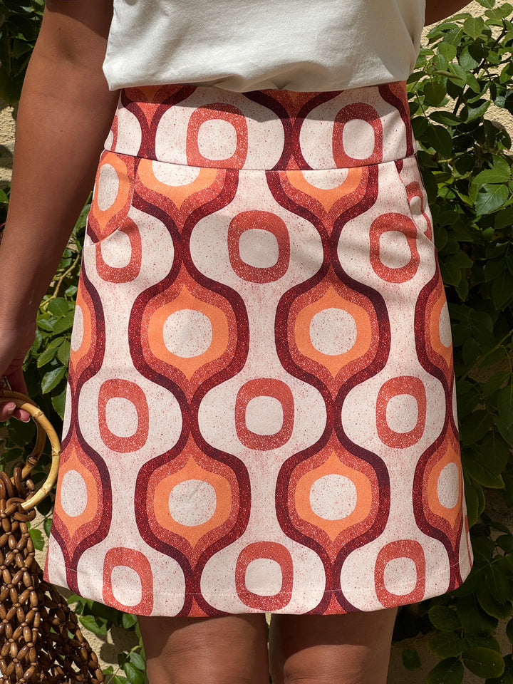 Jupe SEVENTIES n°186 Hippocampe