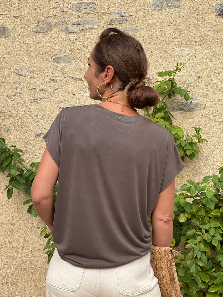 Tee-shirt MARCELINA kaki La Petite Étoile