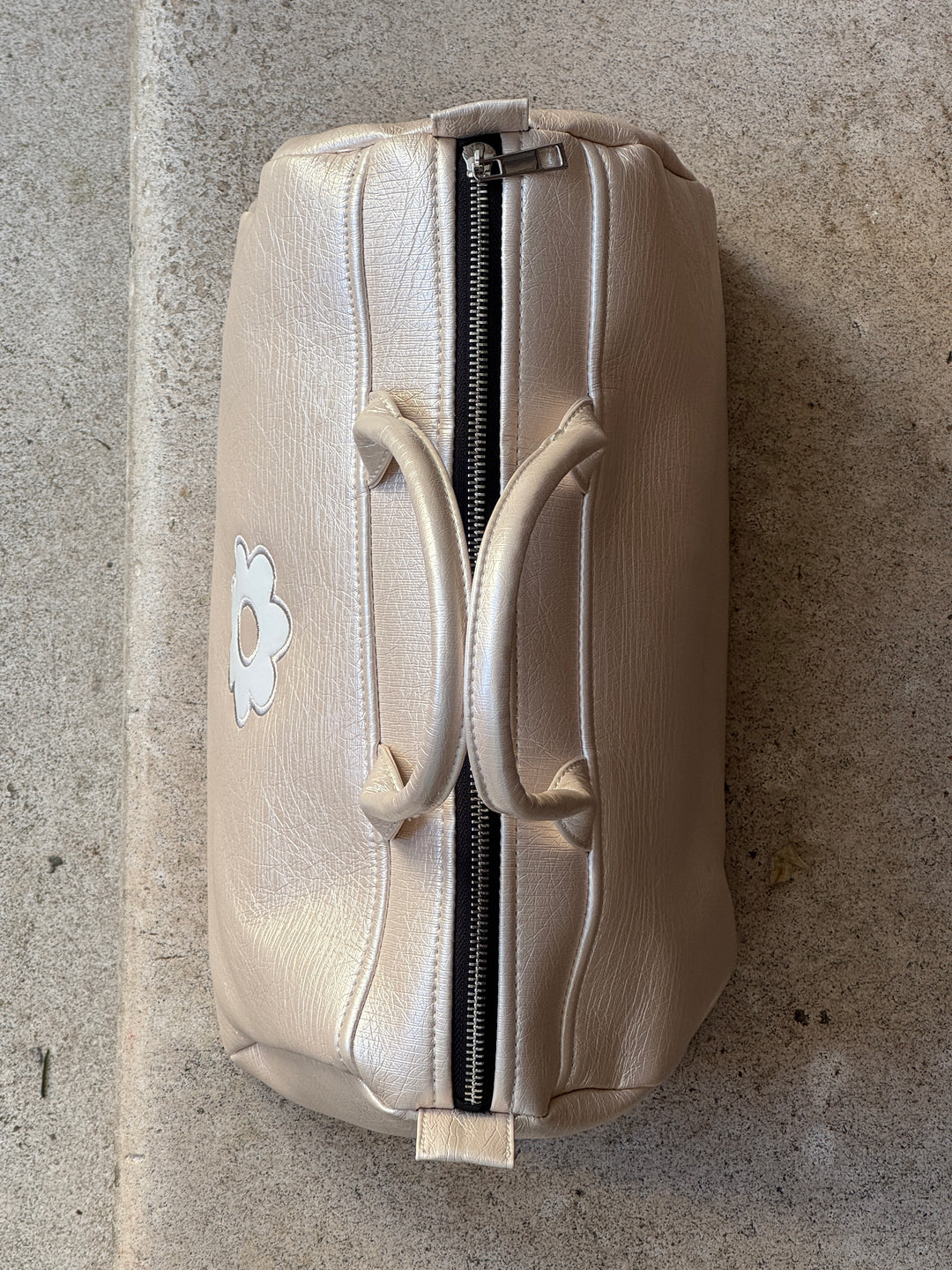 Sac en vinyle ivoire BOWLING Hippocampe