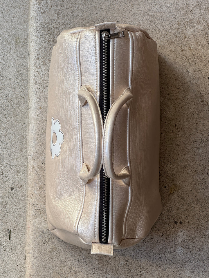 Sac en vinyle ivoire BOWLING Hippocampe