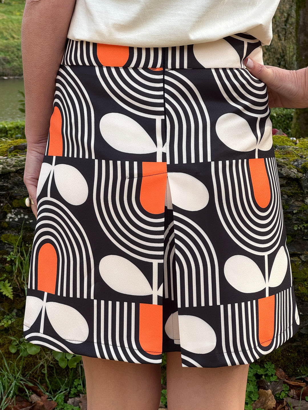 Jupe Seventies n°182 orange Hippocampe