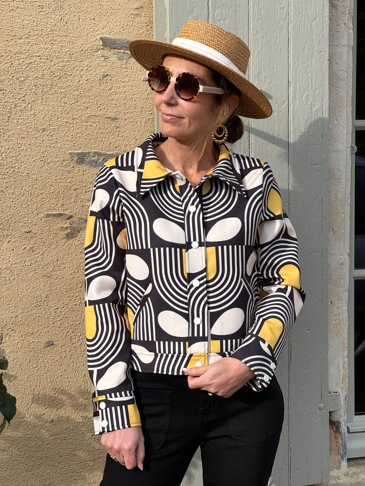 SEVENTIES Jacket #182 Mustard Hippocampe