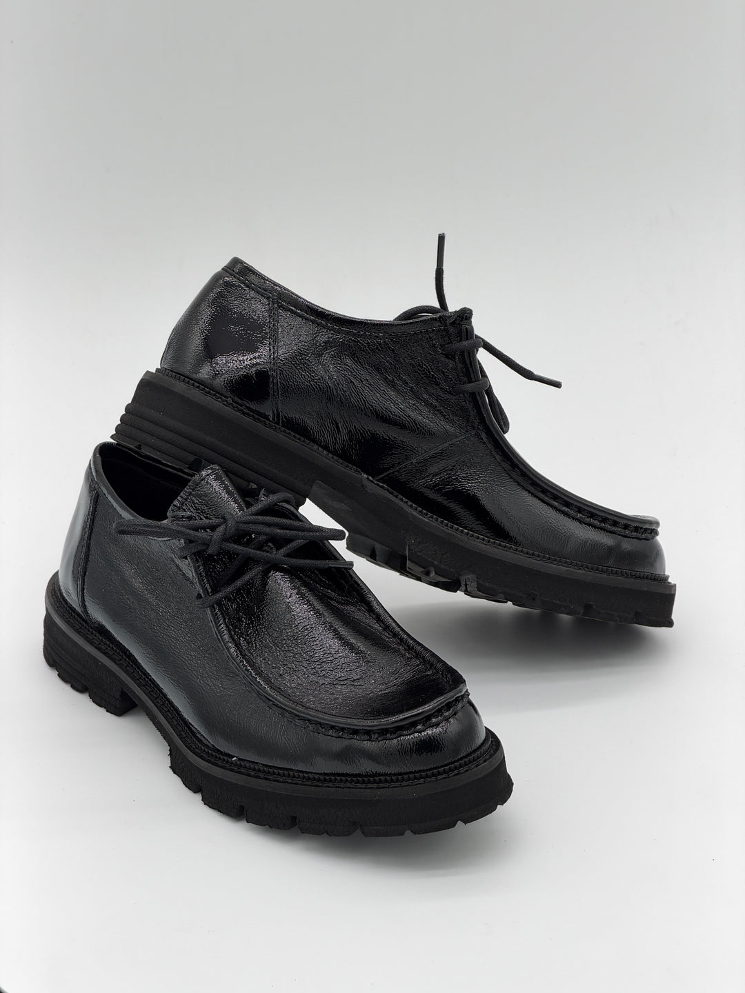 Mocassins noir cuir 213/100 Naplak Nero Semerdjian