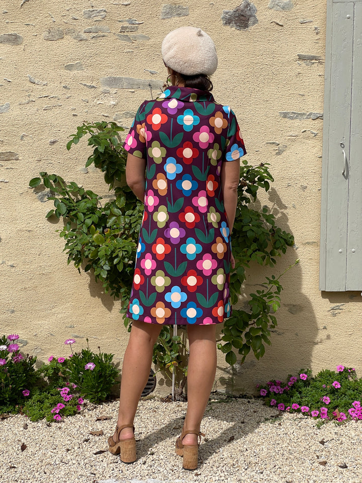 Robe multico SEVENTIES N°189 Hippocampe
