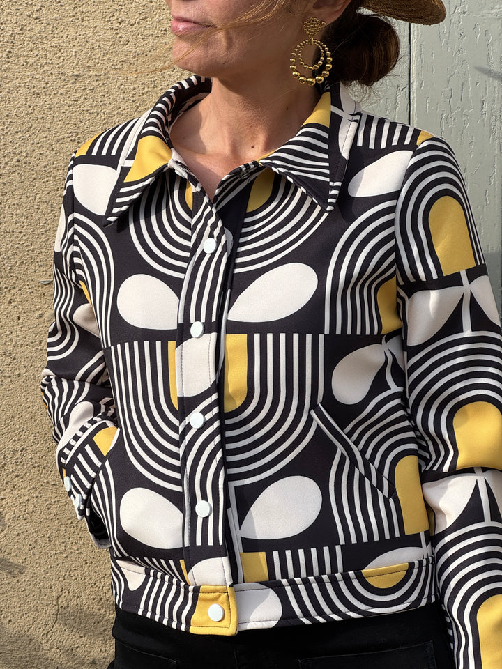 SEVENTIES Jacket #182 Mustard Hippocampe