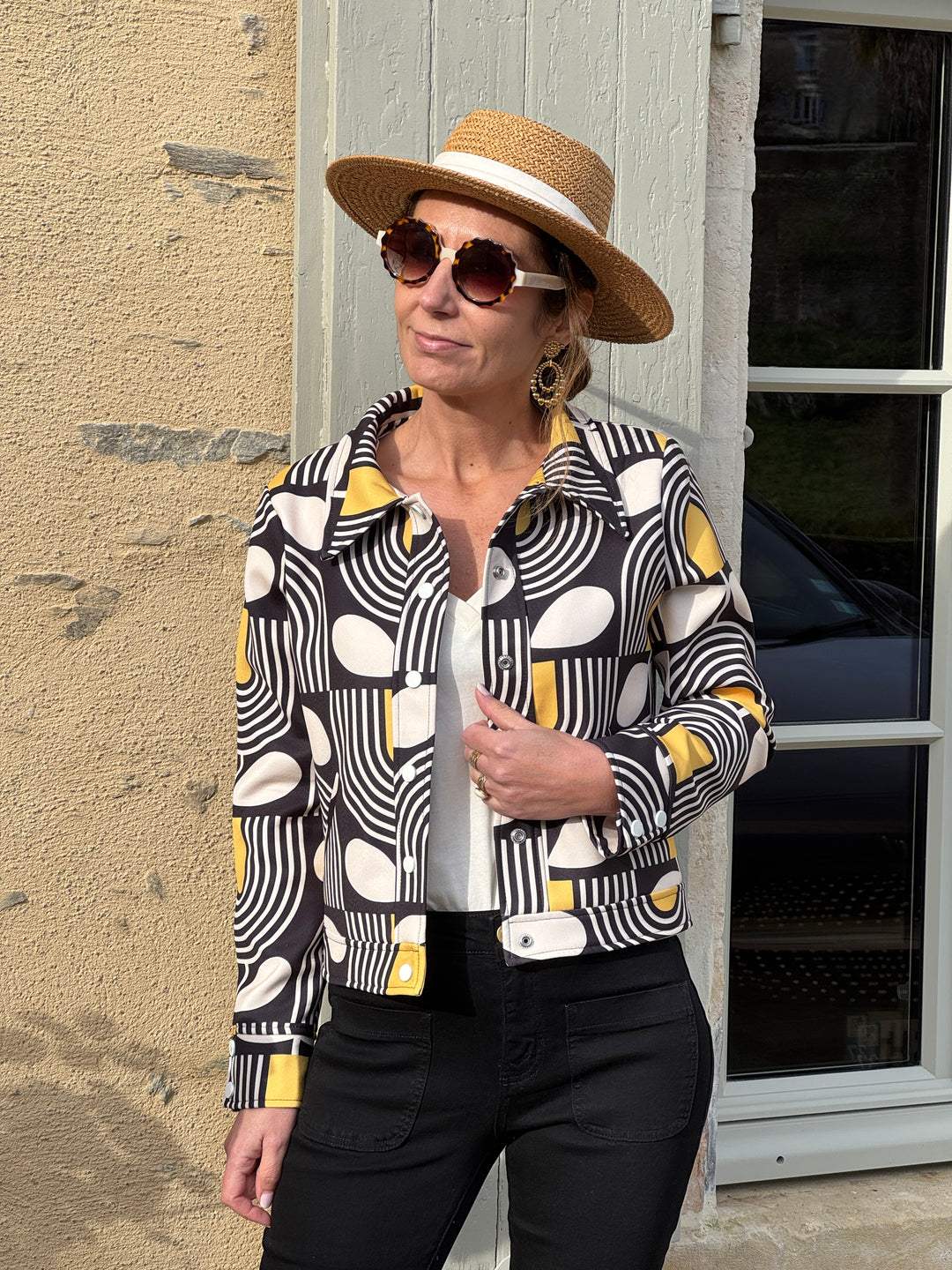 SEVENTIES Jacket #182 Mustard Hippocampe