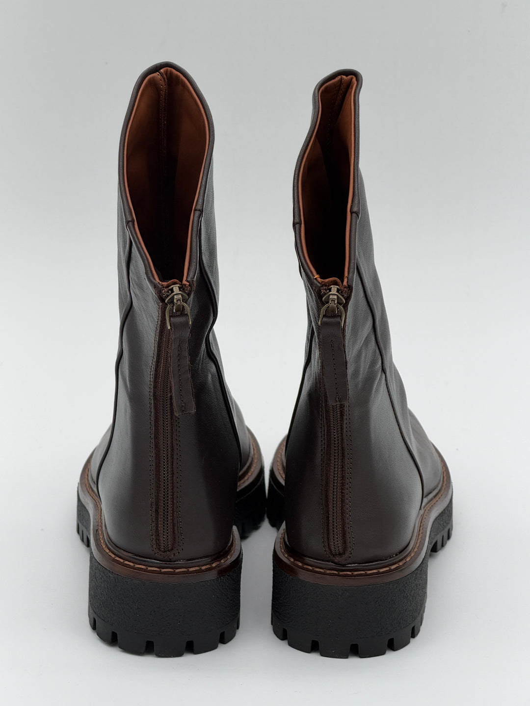 Boots marron cuir SPINA/200 Semerdjian