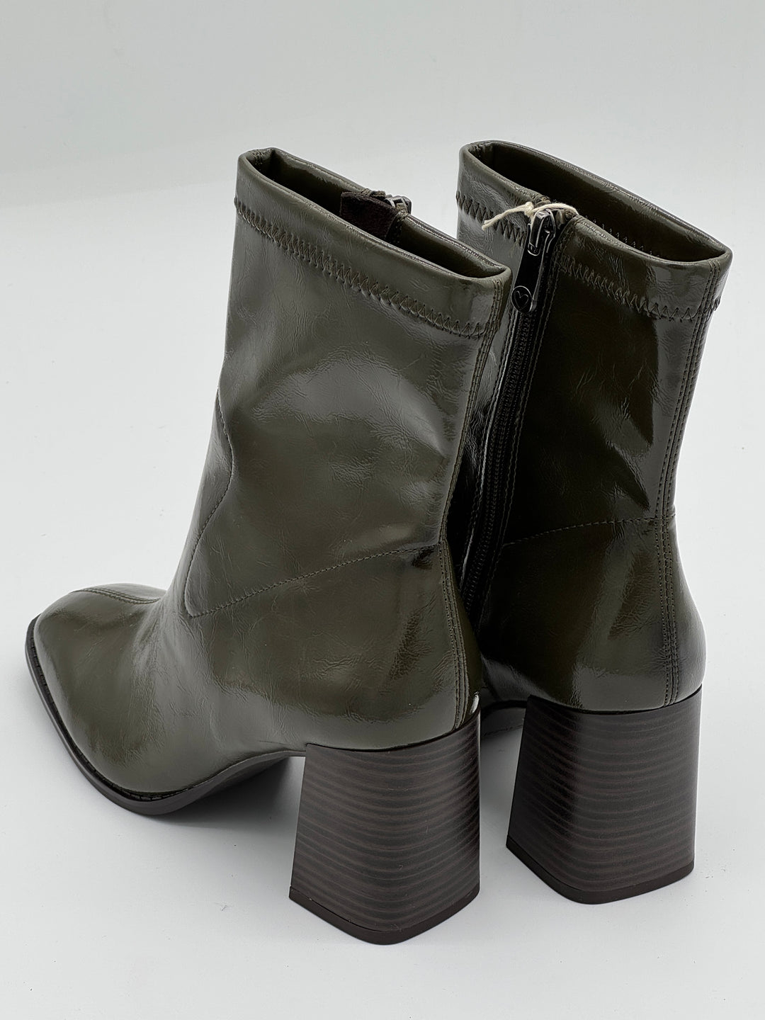 Khaki Ankle Boots 2-25303-47 725 Marco Tozzi