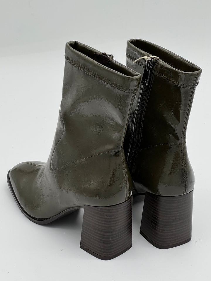 Khaki Ankle Boots 2-25303-47 725 Marco Tozzi