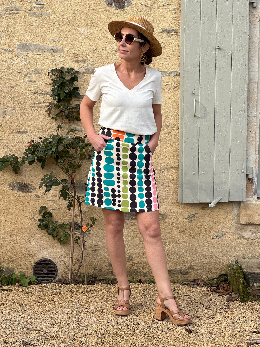 Jupe SEVENTIES n°185 multicolore Hippocampe