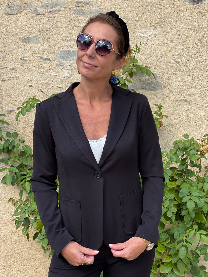 Veste noir KELLY Hippocampe