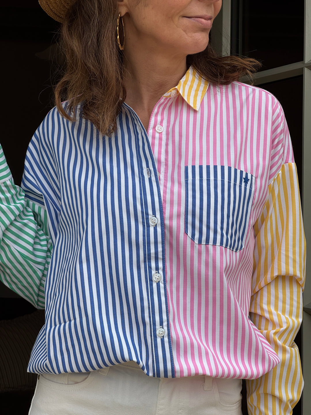 Chemise rayures tennis multico CAROLINA La Petite Étoile