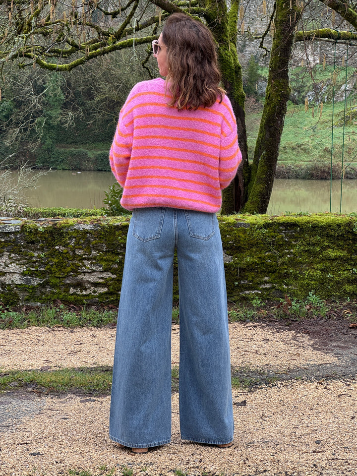 Jean denim clair palazzo BARNES Oraije