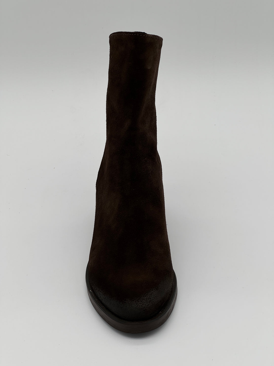 Boots chocolat croûte de cuir Cocci /02 Semerdjian