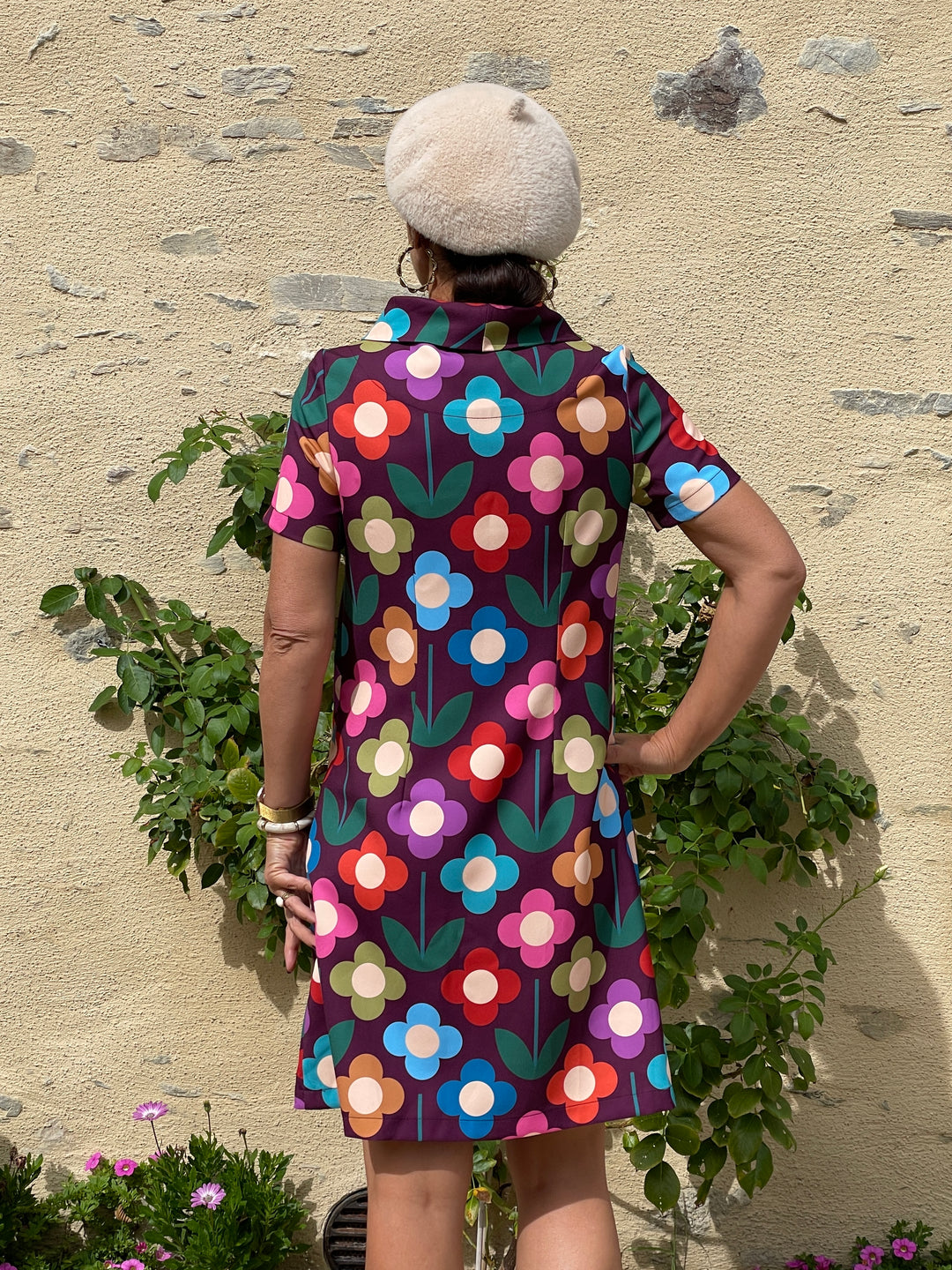 Robe multico SEVENTIES N°189 Hippocampe