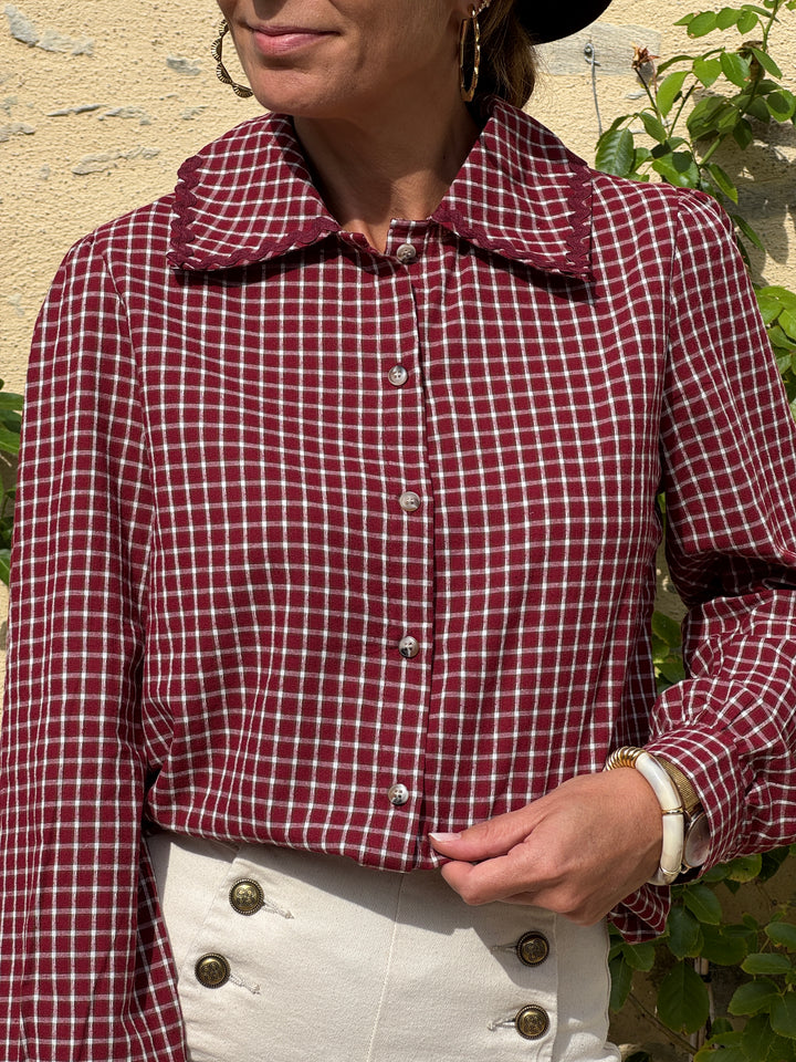 AUGUSTE Bordeaux Shirt In April 1986
