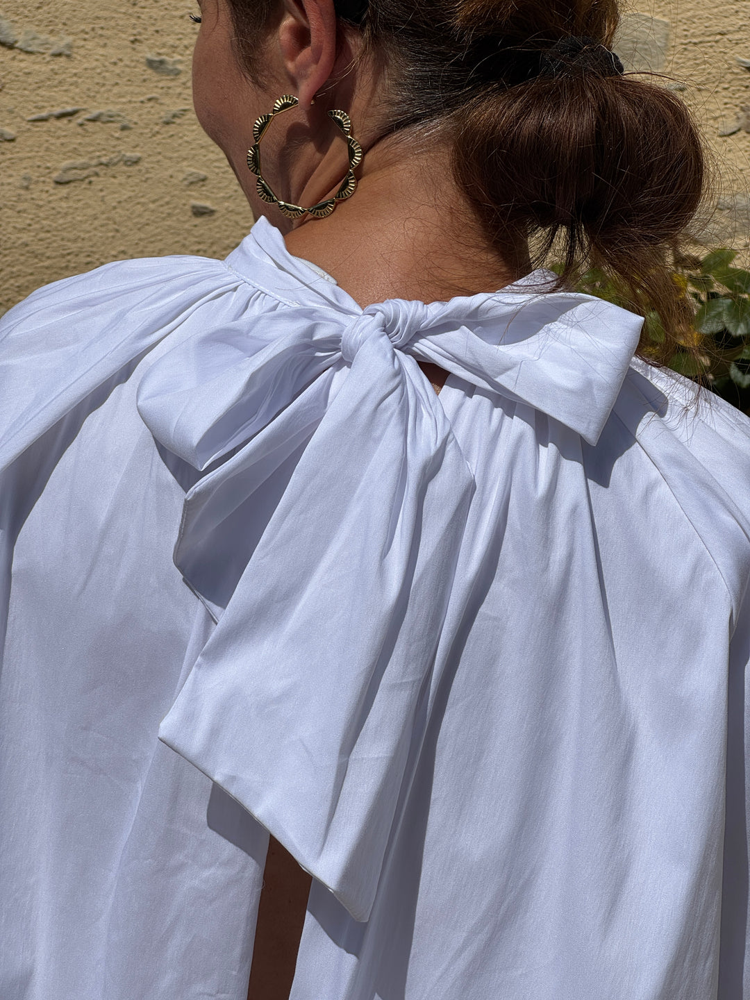 Top blanc dos ouvert ESMA