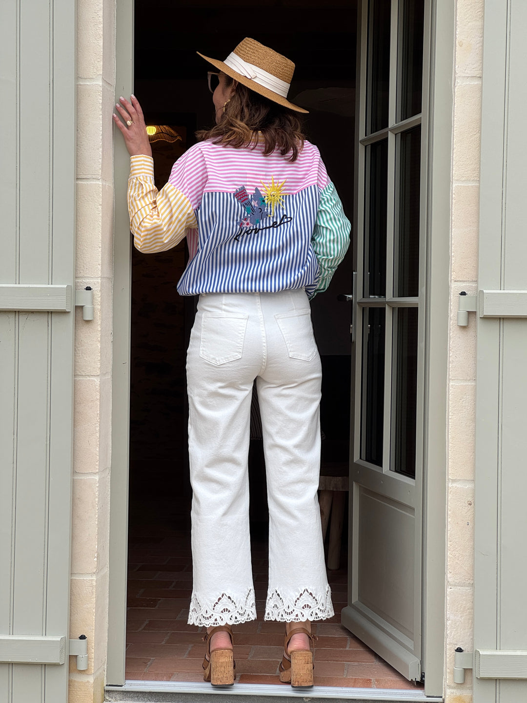 Chemise rayures tennis multico CAROLINA La Petite Étoile