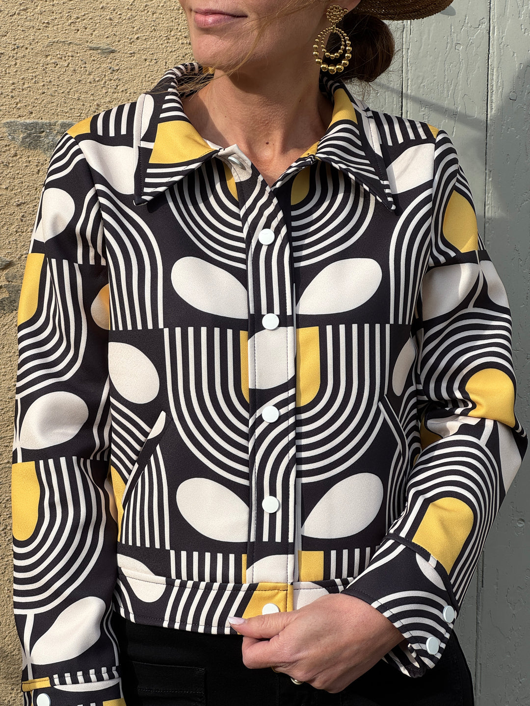 SEVENTIES Jacket #182 Mustard Hippocampe