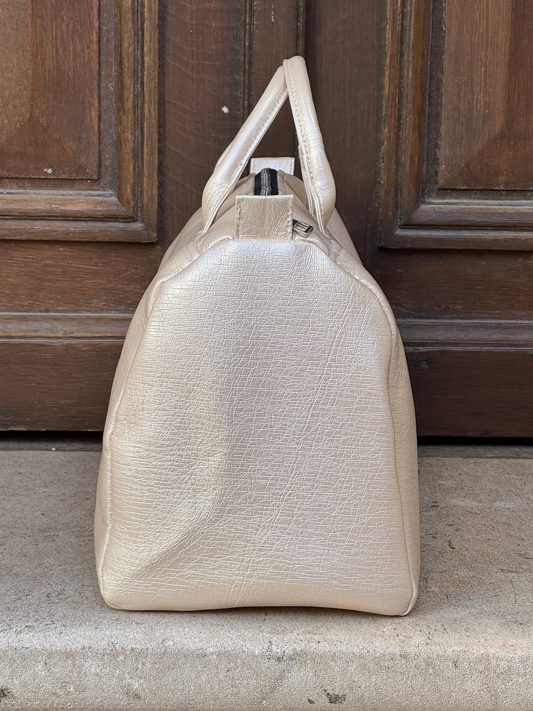 Sac en vinyle ivoire BOWLING Hippocampe