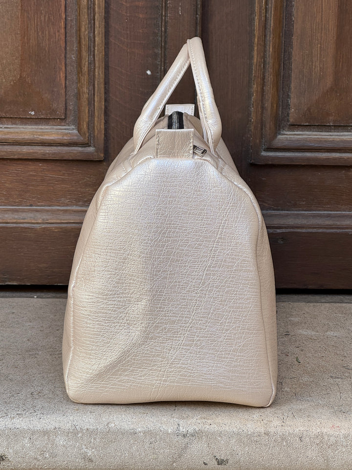 Sac en vinyle ivoire BOWLING Hippocampe