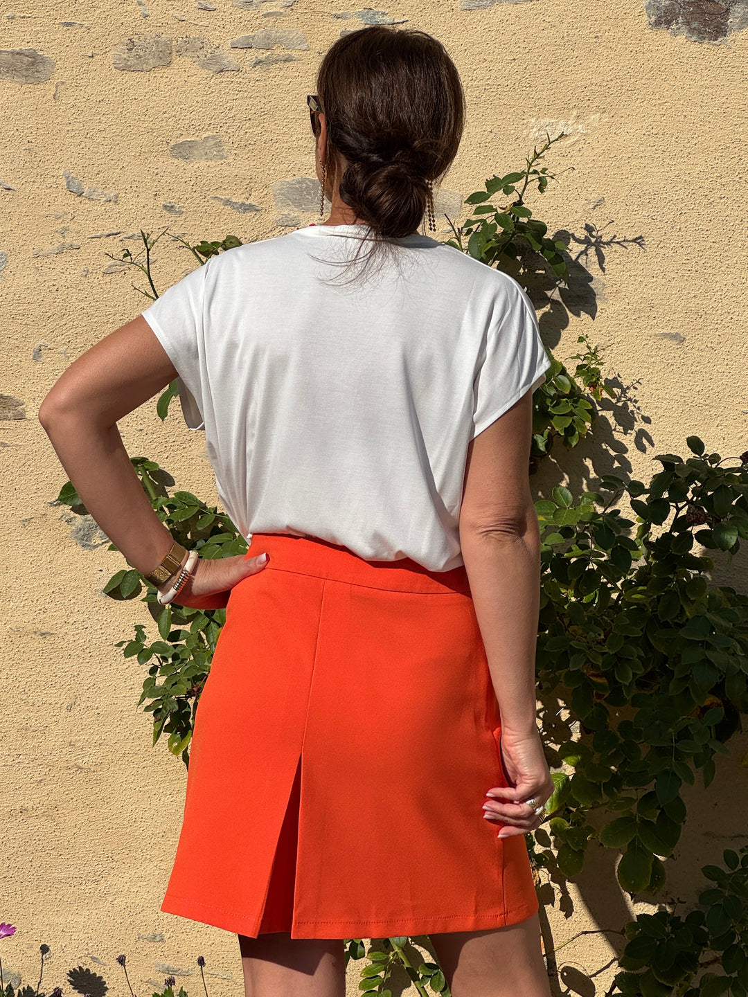 Jupe SEVENTIES MARY mandarine Hippocampe