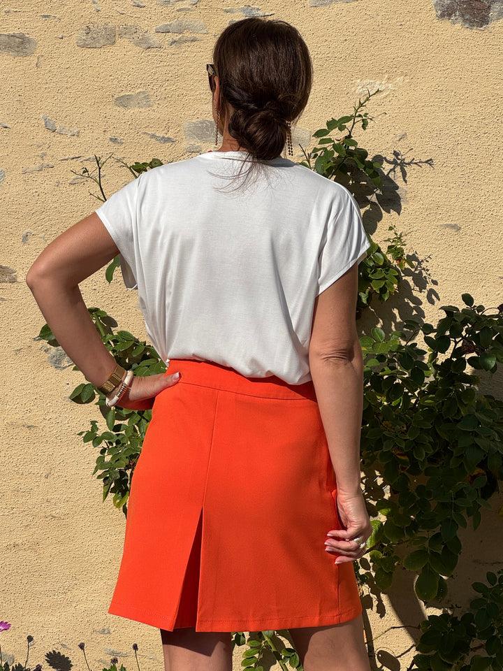 Jupe SEVENTIES MARY mandarine Hippocampe