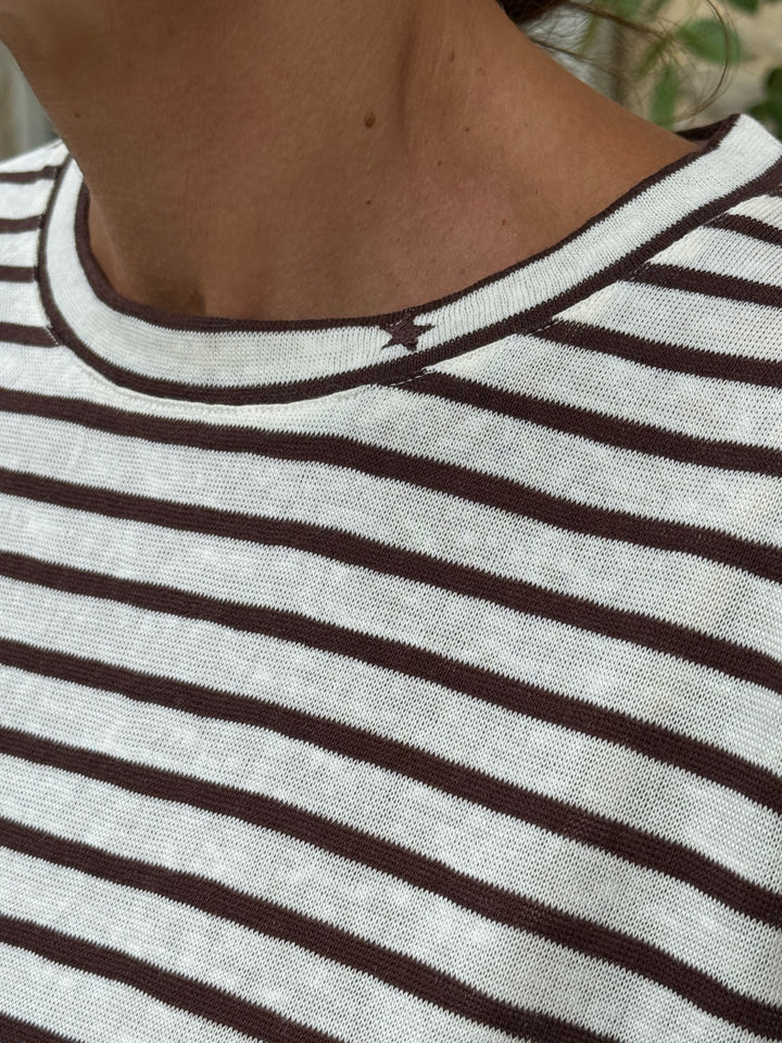 Tee-shirt TAIS écru marron La Petite Étoile