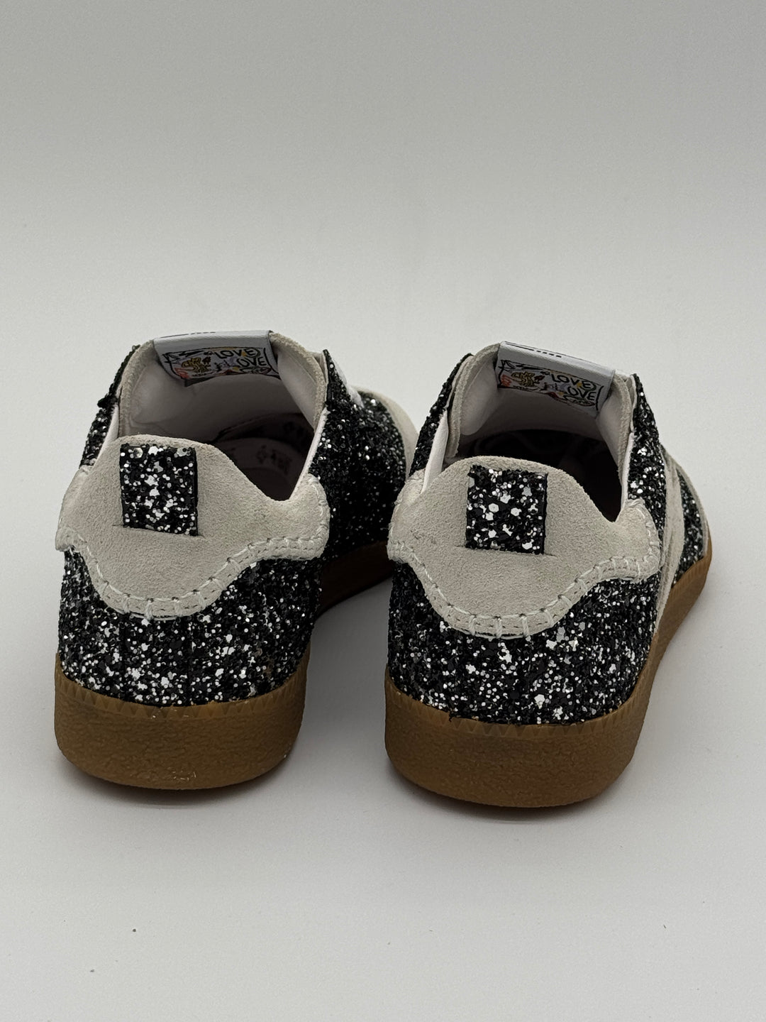 Basket gris noir pailleté KAYLA E342 Semerdjian