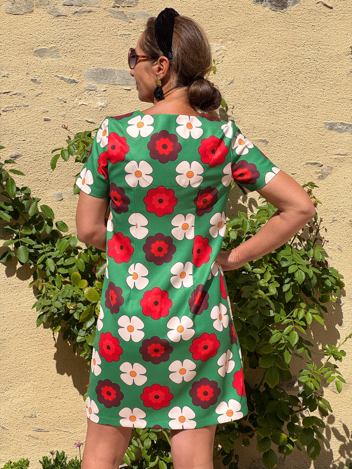 SEVENTIES Dress No. 121 Green Seahorse