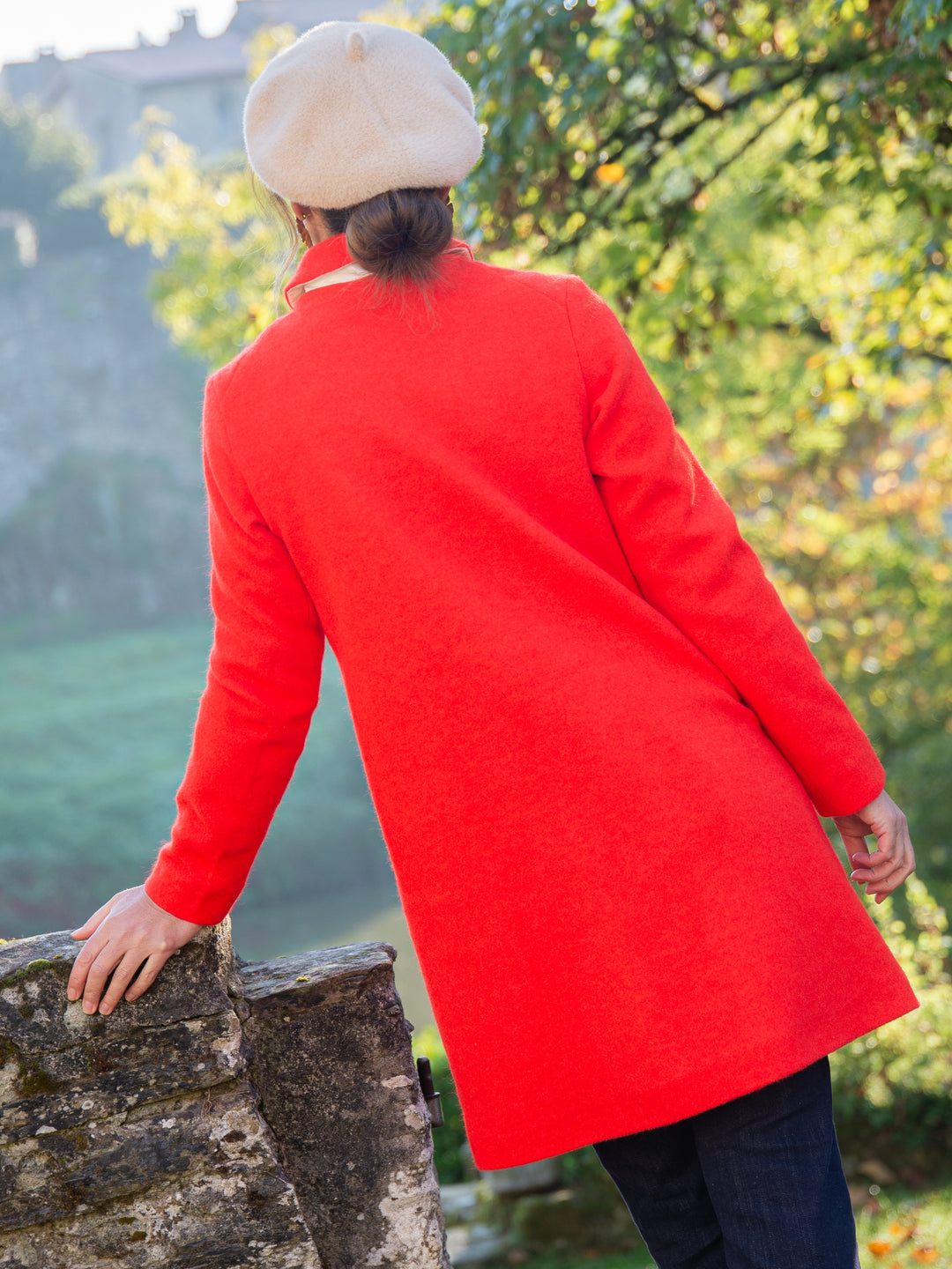 Caban orange I LOVE DAISY Hippocampe