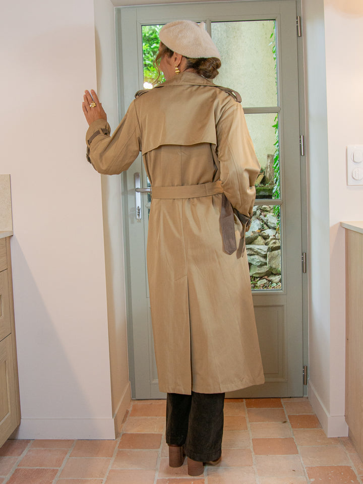 FARAGA La Petite Étoile langer Kamel-Trenchcoat