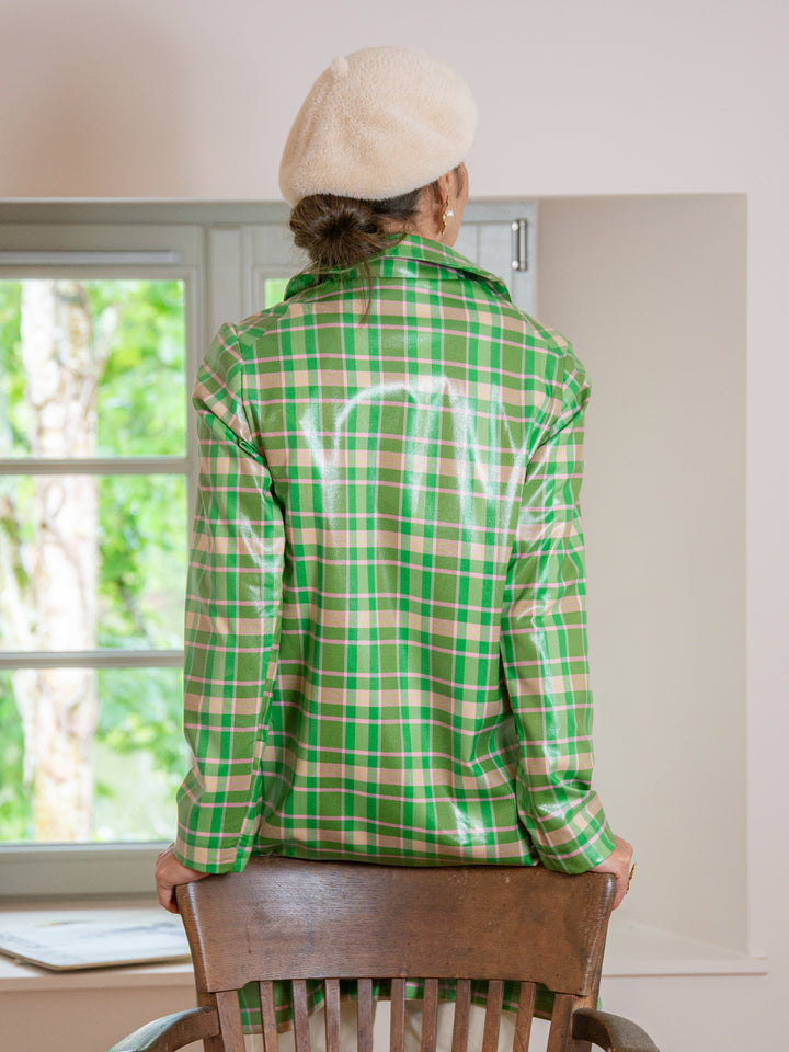 Caban écossais enduit vert n°165 Hippocampe