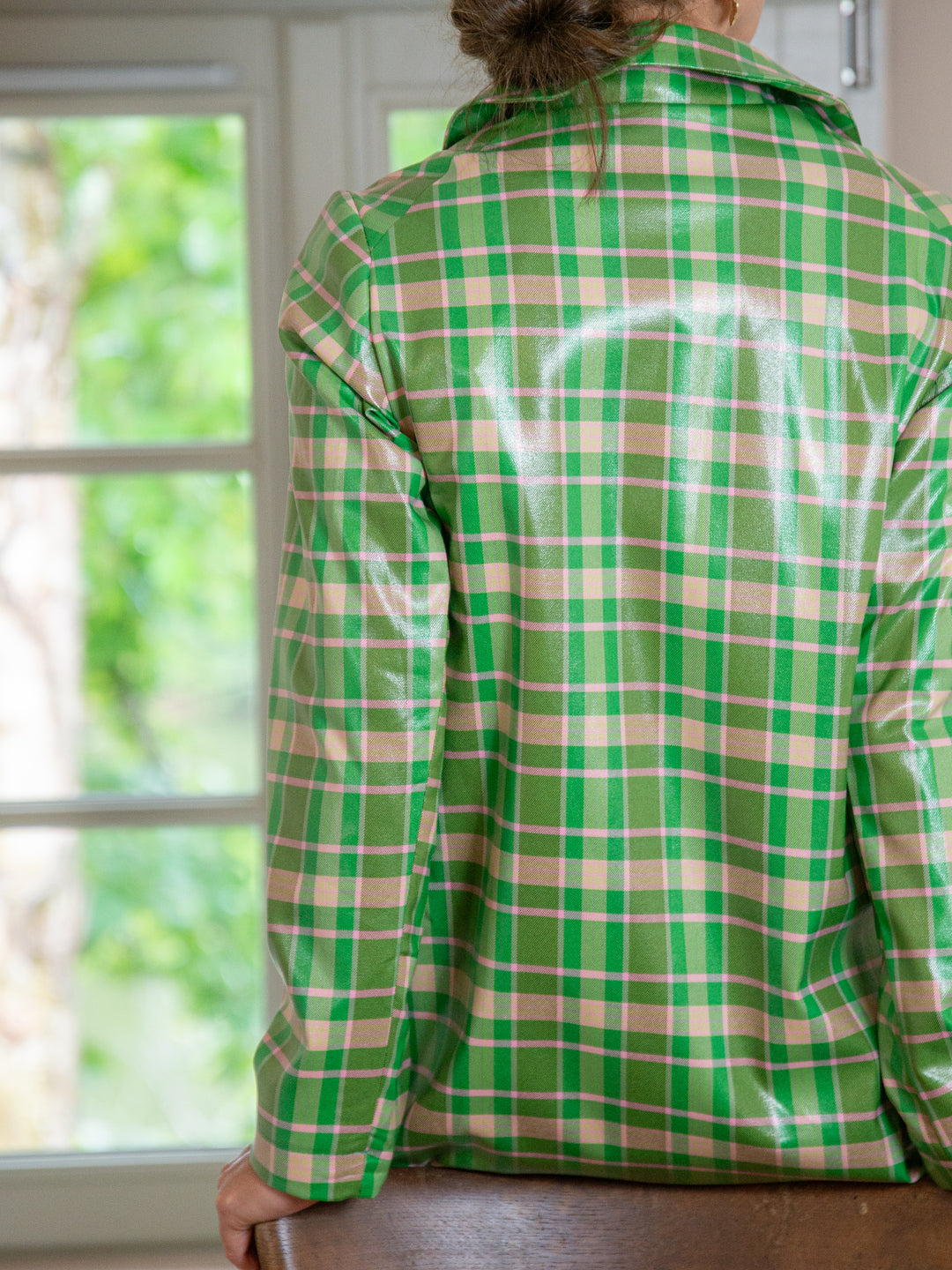 Caban écossais enduit vert n°165 Hippocampe