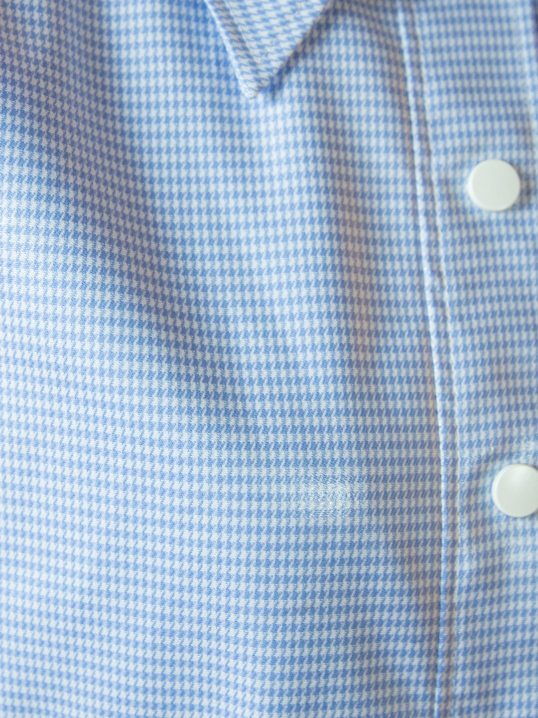 Veste enduit pied de poule blanc et ciel n°160 Hippocampe