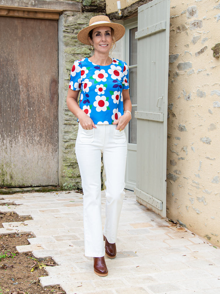 Top SEVENTIES Nr. 124 türkis Seepferdchen