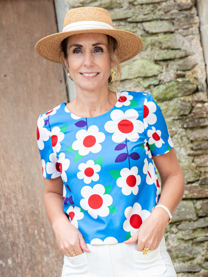 Top SEVENTIES Nr. 124 türkis Seepferdchen