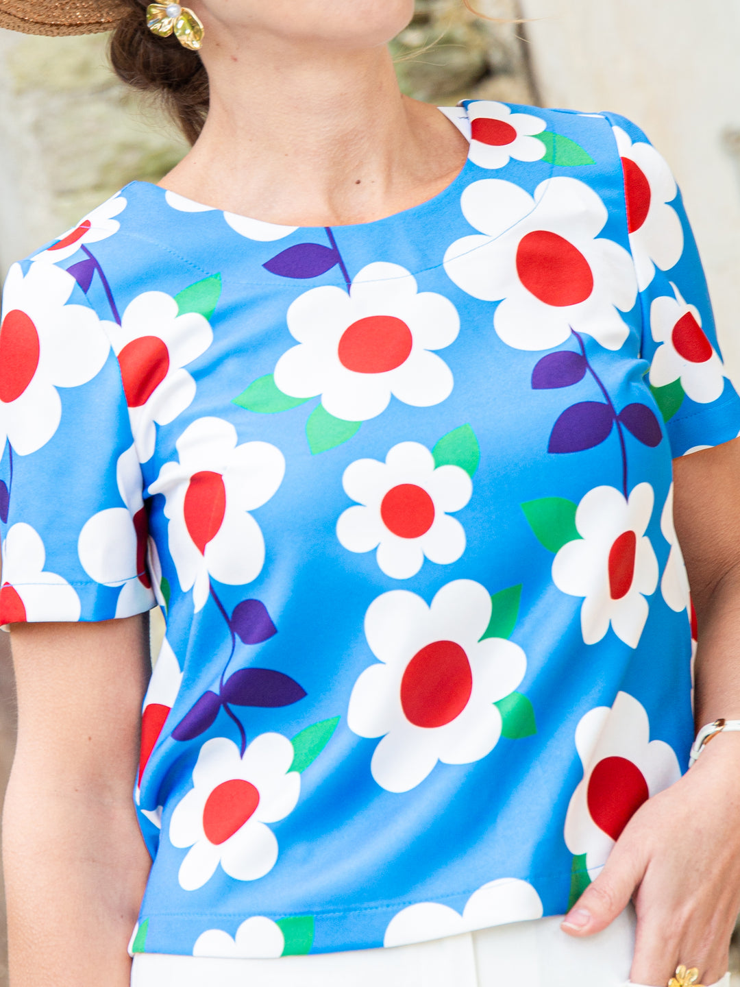 Top SEVENTIES Nr. 124 türkis Seepferdchen