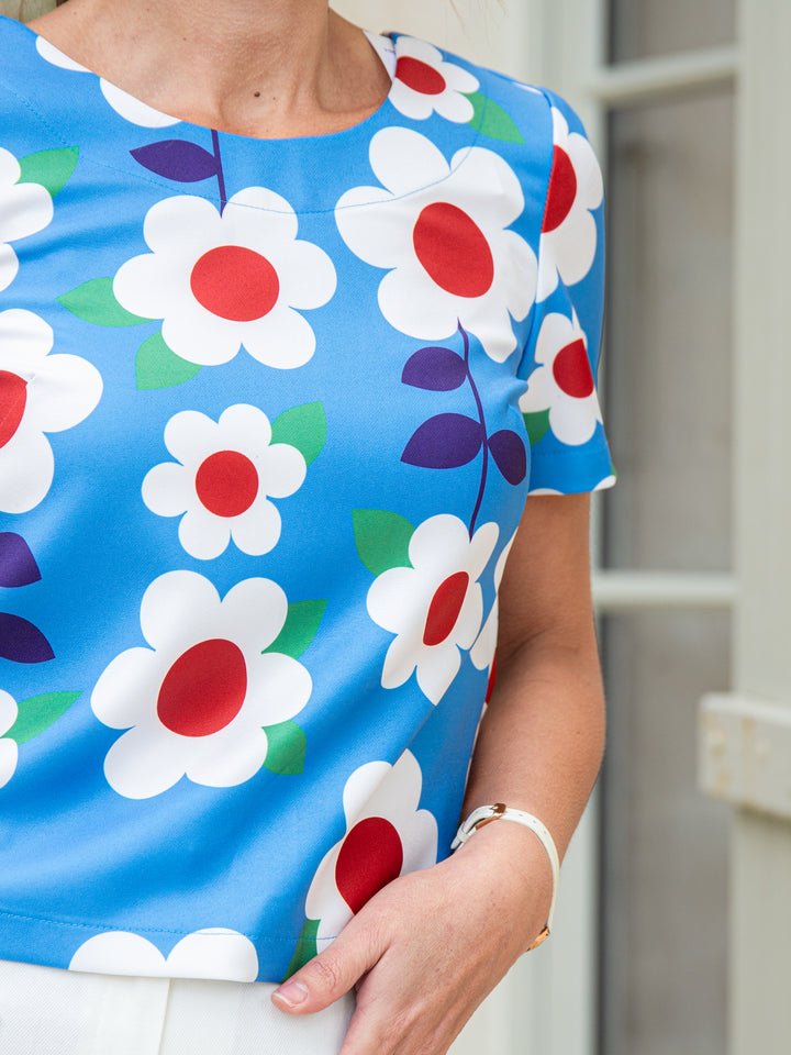 Top SEVENTIES Nr. 124 türkis Seepferdchen