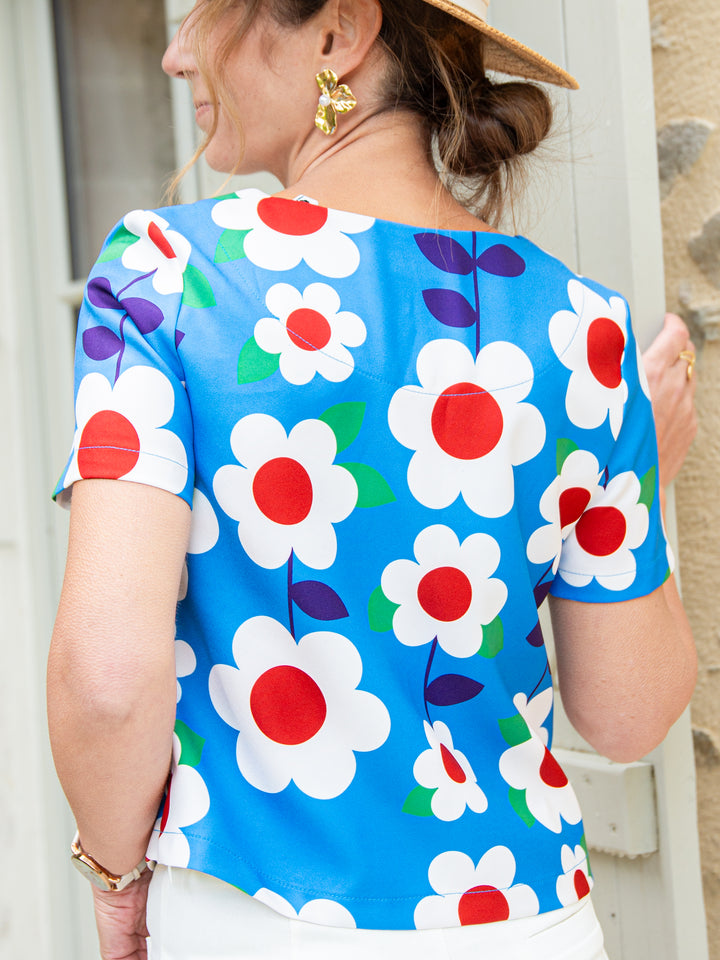 Top SEVENTIES Nr. 124 türkis Seepferdchen