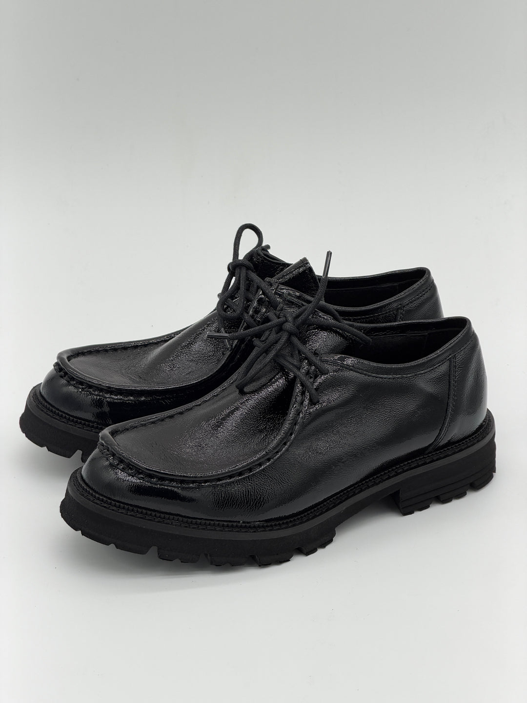 Mocassins noir cuir 213/100 Naplak Nero Semerdjian