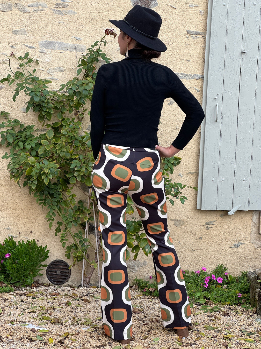 Col roulé Daisy noir Hippocampe