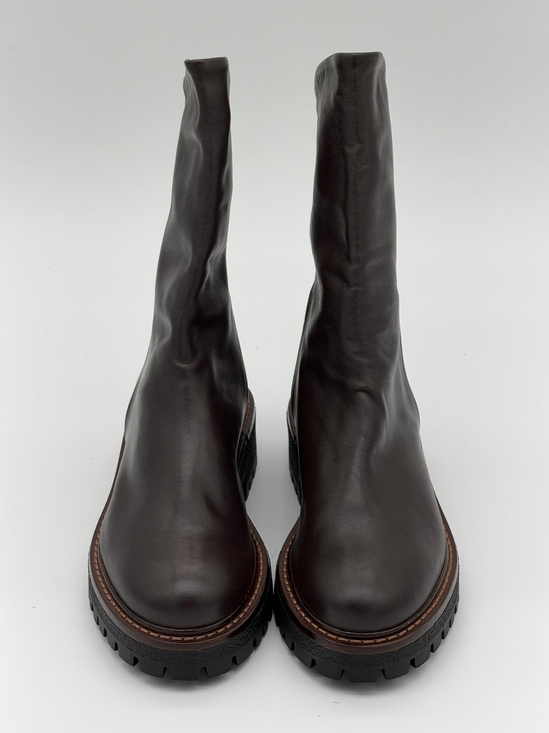 Boots marron cuir SPINA/200 Semerdjian