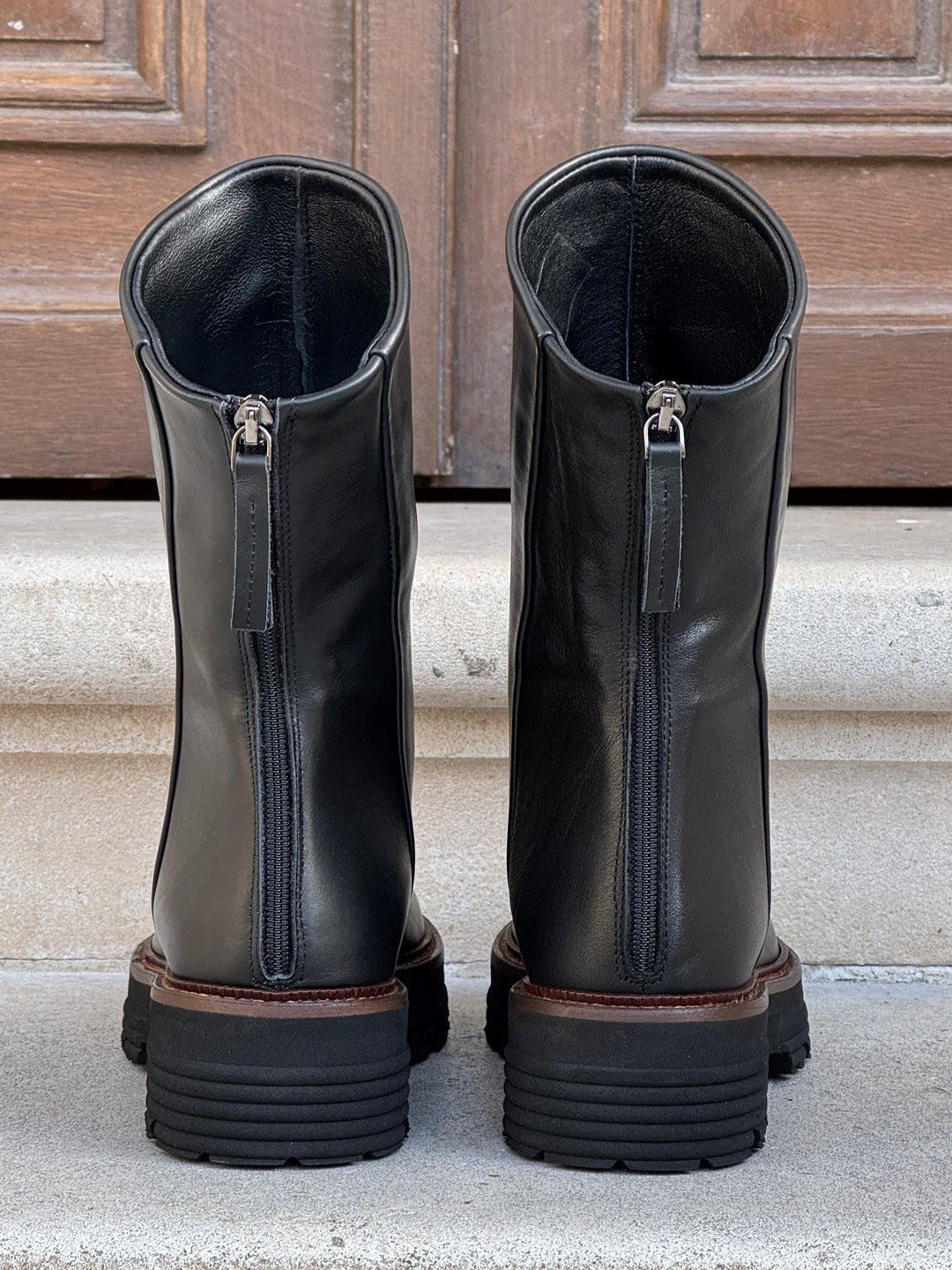 Semerdjian K134-200 schwarze Lederstiefel