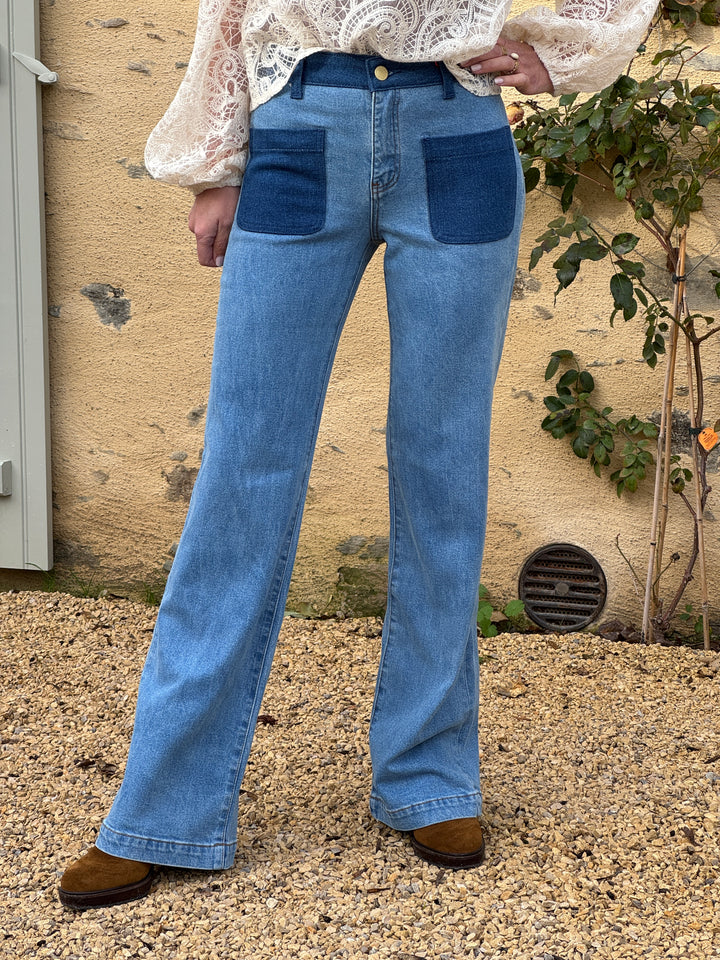 Jean stone poches brut SONNYA La Petite Étoile