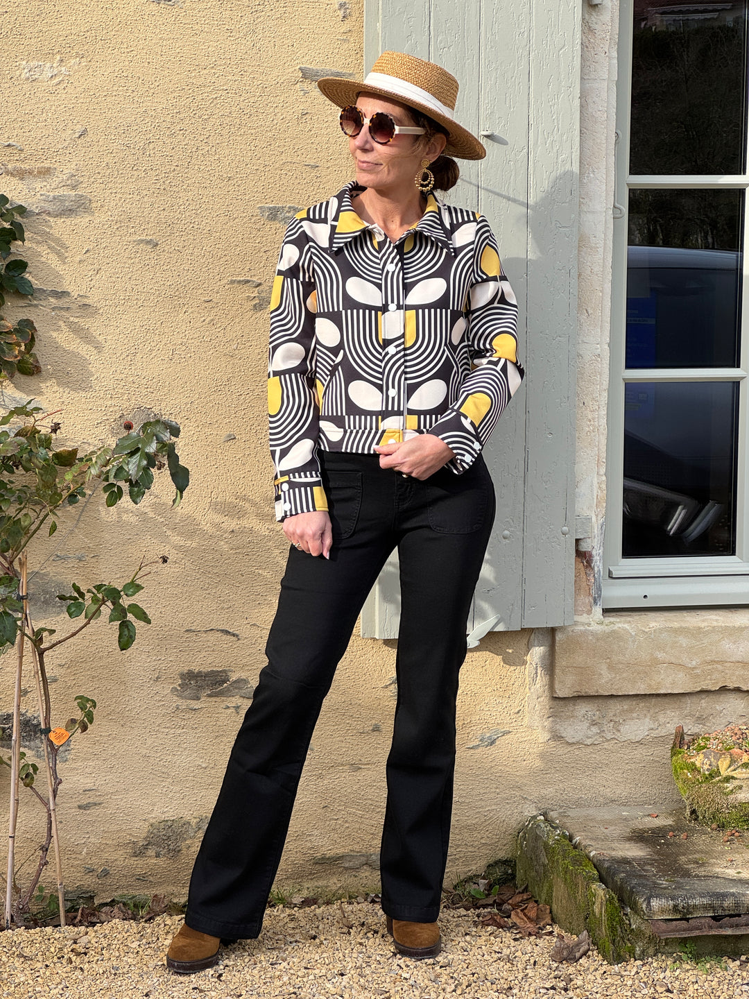 SEVENTIES Jacket #182 Mustard Hippocampe