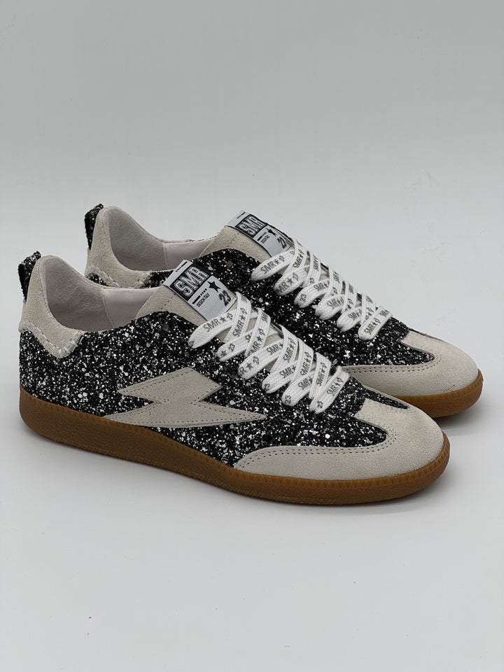 Basket gris noir pailleté KAYLA E342 Semerdjian